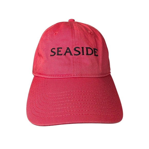 🌊 SEASIDE Coral Embroidered Dad Hat Adjustable Baseball Cap OSFM - Picture 2 of 9